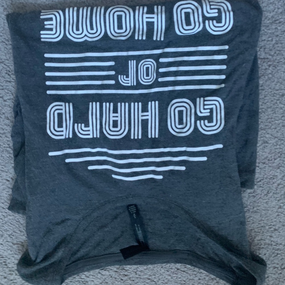 Grey workout shirt
